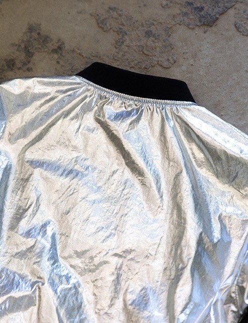 即納】【L(105-115)のみ】Silver jacket 【Wonny Ribbon】