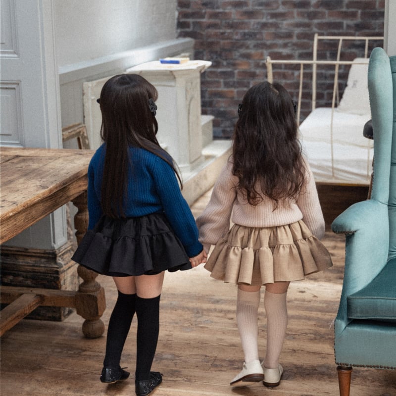 即納】【creamy purple/light brwon】Julie skirt 【Won 即納】【creamy purple/light brwon】Julie skirt 【Won