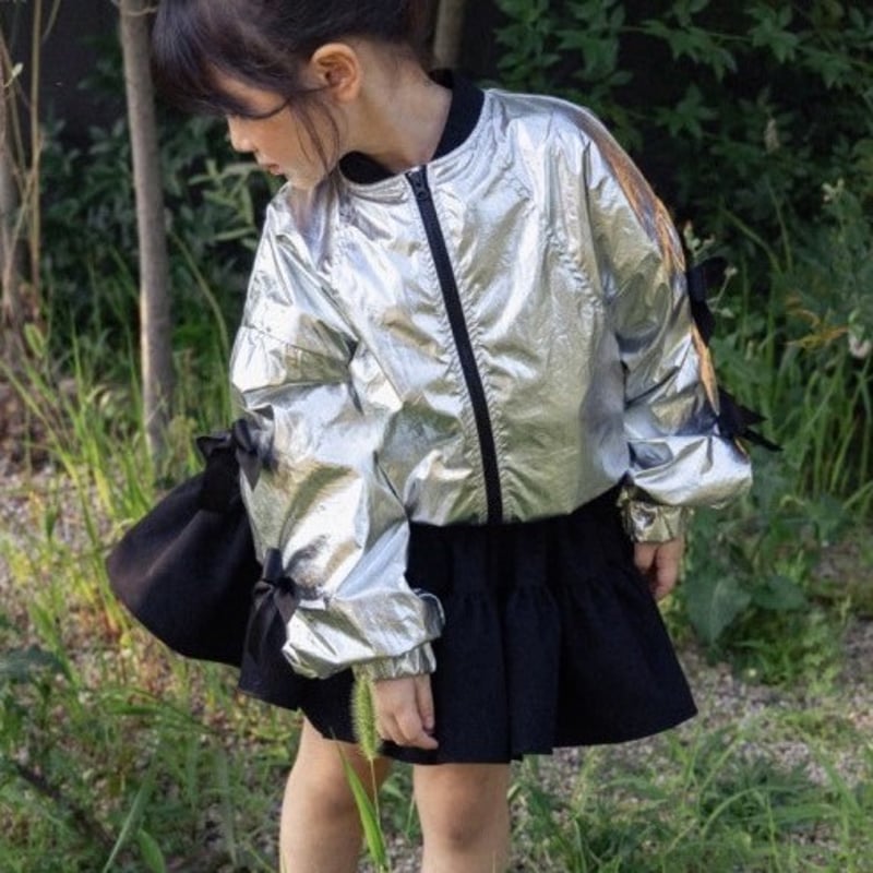即納】【L(105-115)のみ】Silver jacket 【Wonny Ribbon】