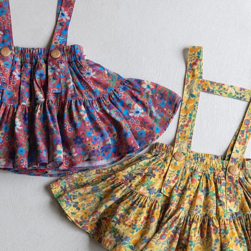 即納】Tropical skirt 【Wonny Ribbon】 | Kids MuMu