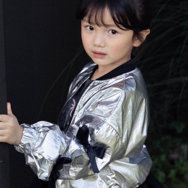 即納】【L(105-115)のみ】Silver jacket 【Wonny Ribbon】
