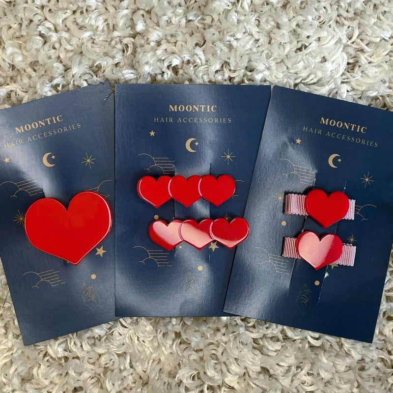 ゴム ヘア アクセ キッズ プレゼント ギフト オレンジ ライオン ハート レジン バレンタイン キラキラハートヘアゴム キッズ ベビー