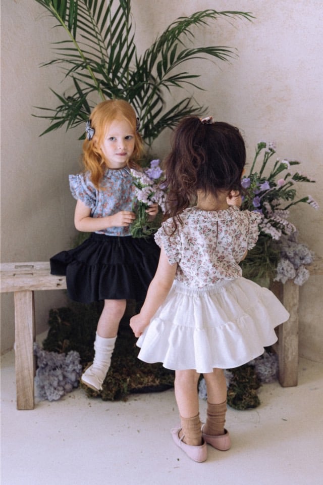 即納】【M/L】Wave skirt (white) 【Wonny Ribbon】 | Ki