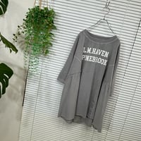 2606-1081】A'lmarl】グレー◇ピグメント 異素材切替ロゴちゅに税込5290