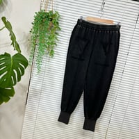 2606-1011】待望！別注サイズ】黒◇裏毛 ピグメントジョガー税込6490