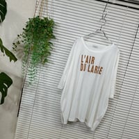 2606-1084】A'lmarl】白◇接触冷感ロゴワイドTee税込5290