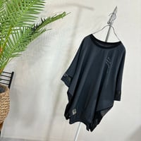 2606-0077】A'lmarl】チャコール◇ふくれジャガード シアー切替ちゅに税込5290