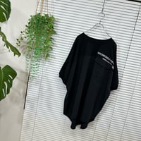 2606-1077】A'lmarl】黒◇異素材切替 ロゴちゅに税込5290