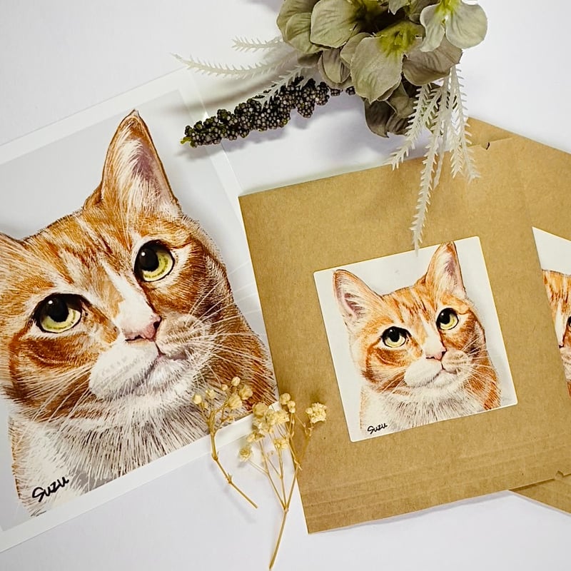 うちの子似顔絵×オリジナルドリップバッグセット | ダックビルコーヒー