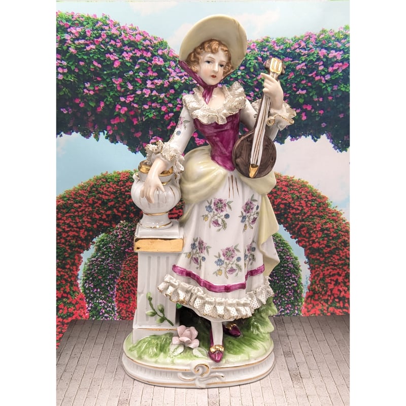 レースドール　陶器　ドイツ製 Amazon.co.jp: Sitzendorferジッツェンドルファ レースドール 陶器人形