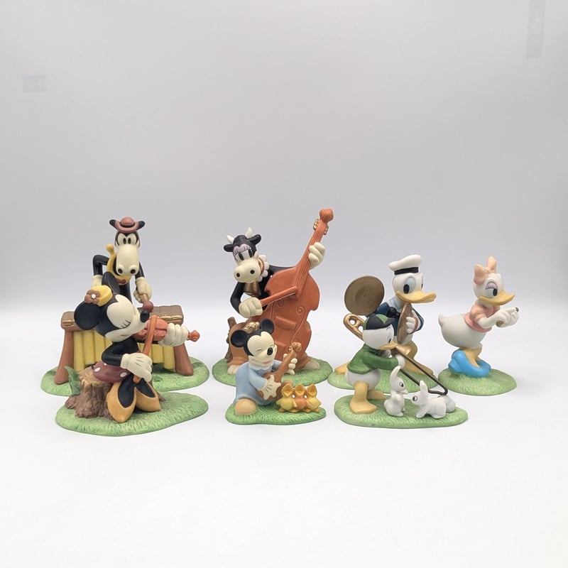 ディズニー フィギュリンワールド 音楽隊 フィギュアセット 三協商事