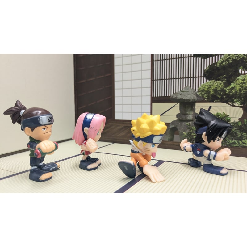 NARUTO ナルト ミニフィギュア 4種セット | よしつねの秘密基地
