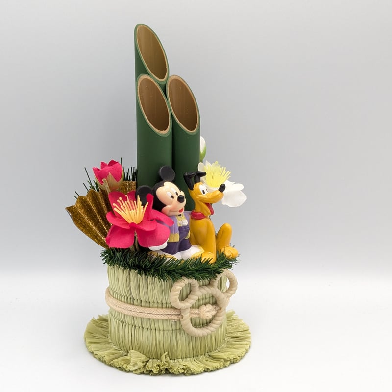 ディズニー ディズニーランド 門松 謹賀新年 フィギュア ミッキー