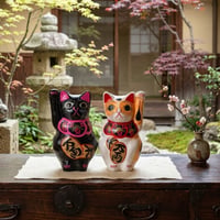 縁起物 昭和レトロ 招き猫 貯金箱 まねきねこ 置物 アンティーク 千万