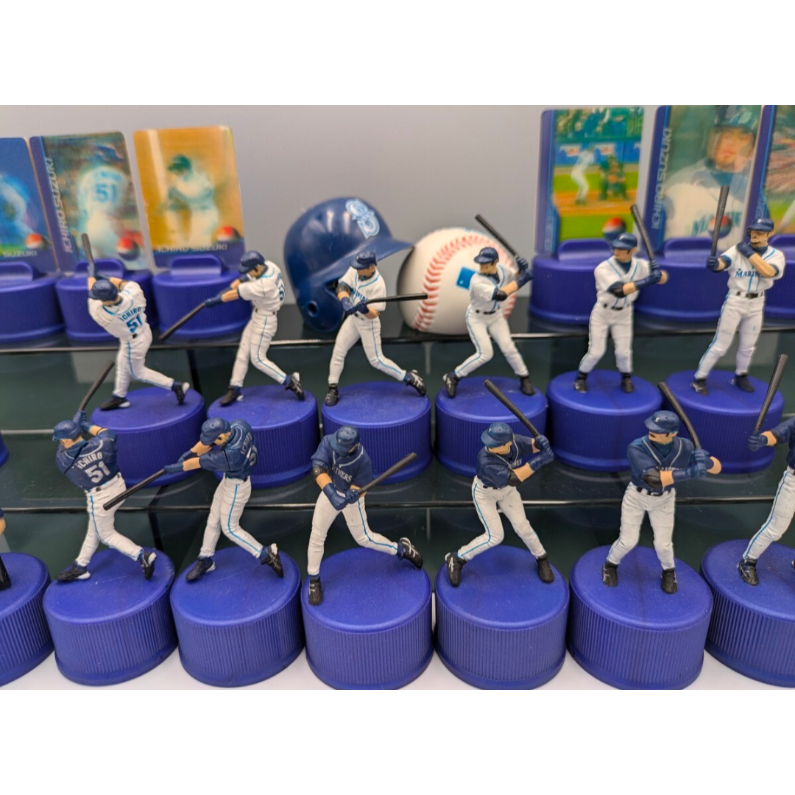 イチロー ボトルキャップなどミニフィギュアセット ペプシ イチロー ボトルキャップ フィギュア 全26種 フルコンプリート