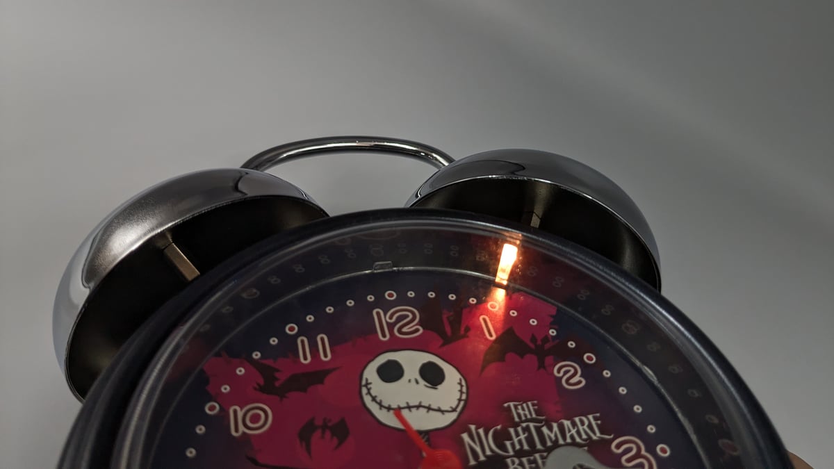 ディズニー ナイトメア・ビフォア・クリスマス 目覚まし時計 ライト