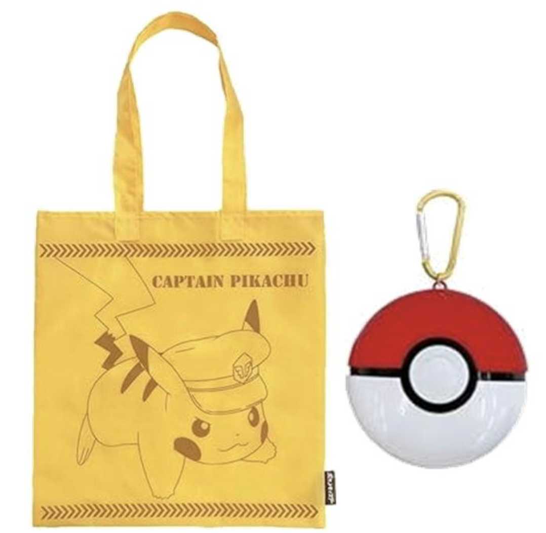 ポケットモンスター ポケモン トートバッグ エコバッグ カラビナ付き