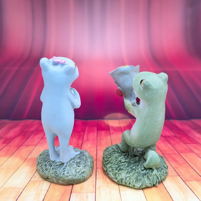 COPEAU コポー カエルの置物 花束 プロポーズ ラブレター 女の子 2種