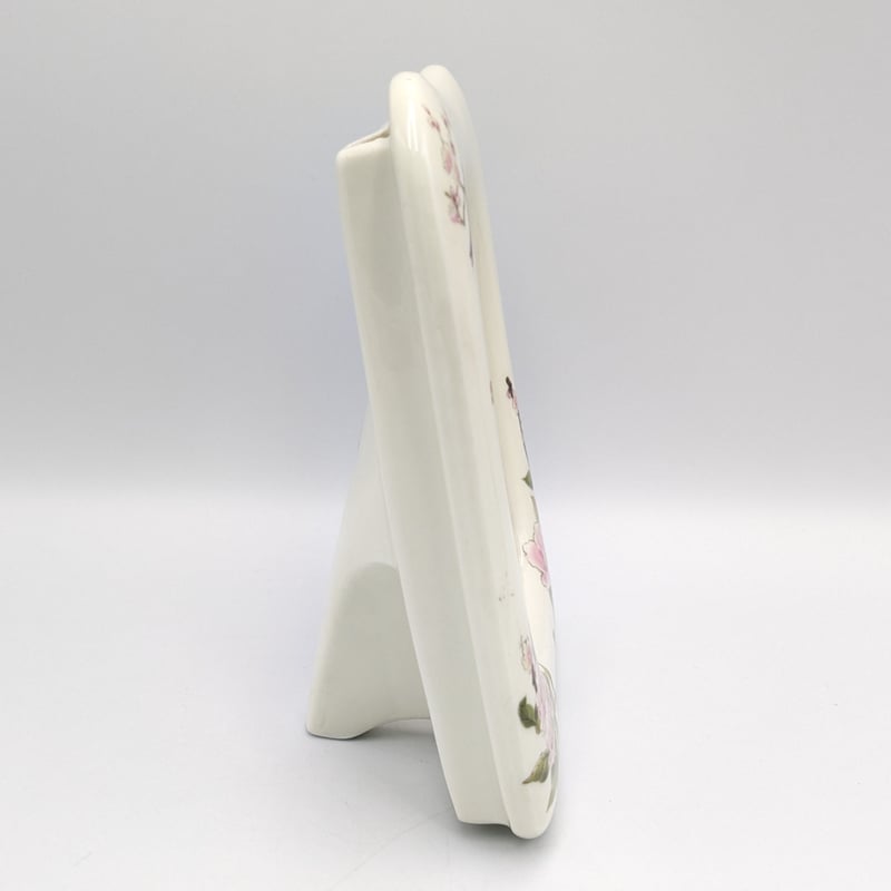 写真立て フォトフレーム アンティーク レトロ 陶器 花鳥 | よしつねの