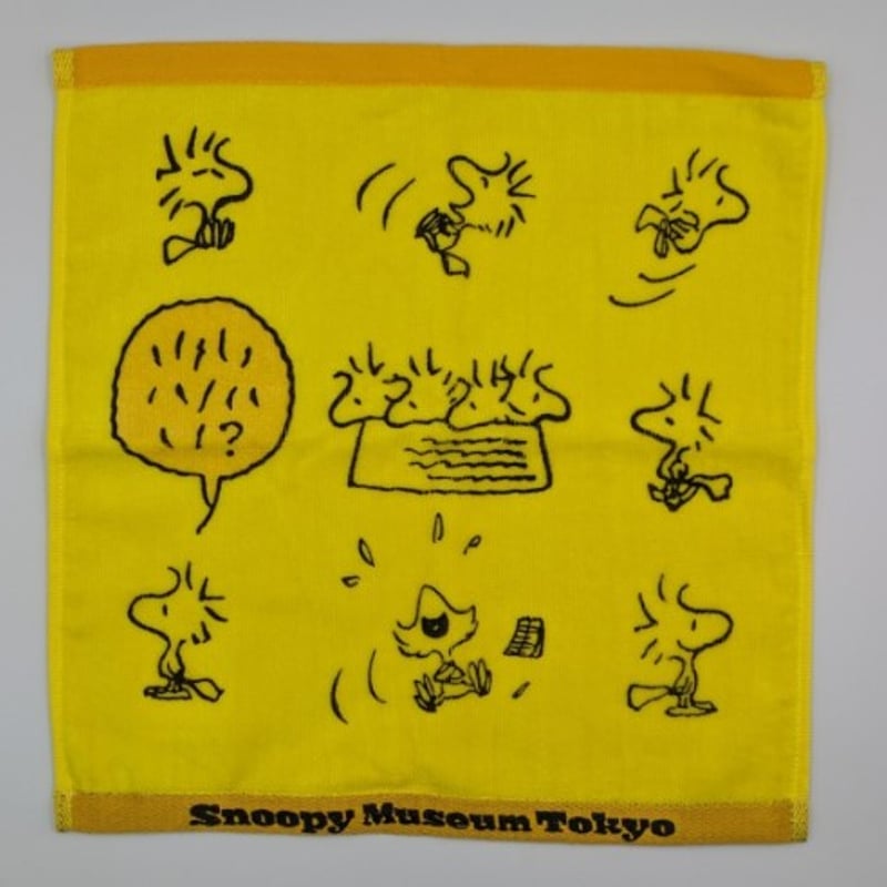 スヌーピーミュージアム ウォッシュタオル ウッドストック タオル
