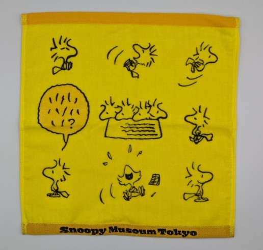スヌーピーミュージアム ウォッシュタオル ウッドストック タオル