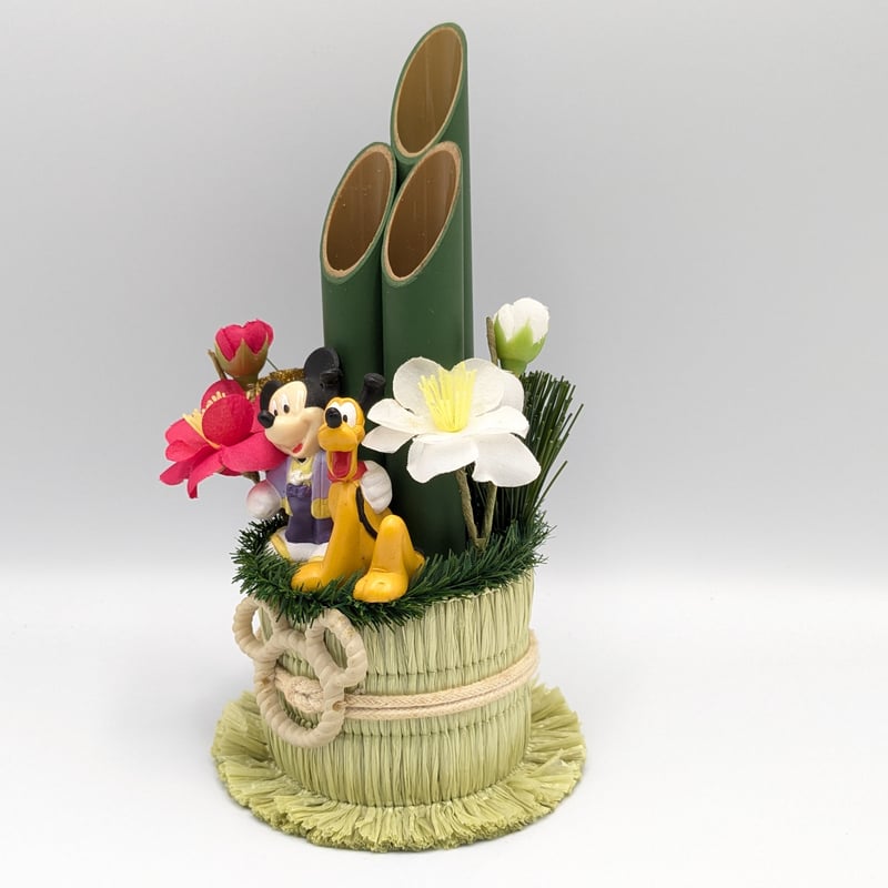 ディズニー ディズニーランド 門松 謹賀新年 フィギュア ミッキー