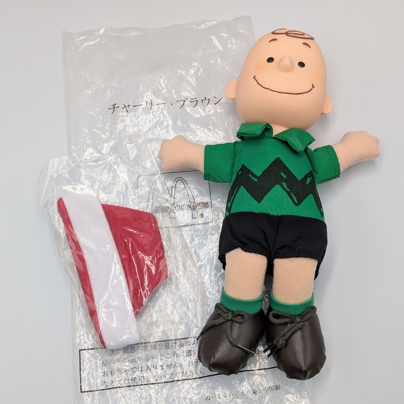 PEANUTS ピーナッツ マクドナルド チャーリーブラウン ソフビ 人形