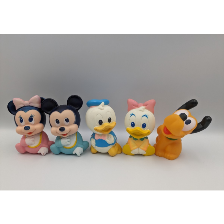 ディズニー スクイーズ ヤングエポック レトロ 1990年代 ソフビ 希少