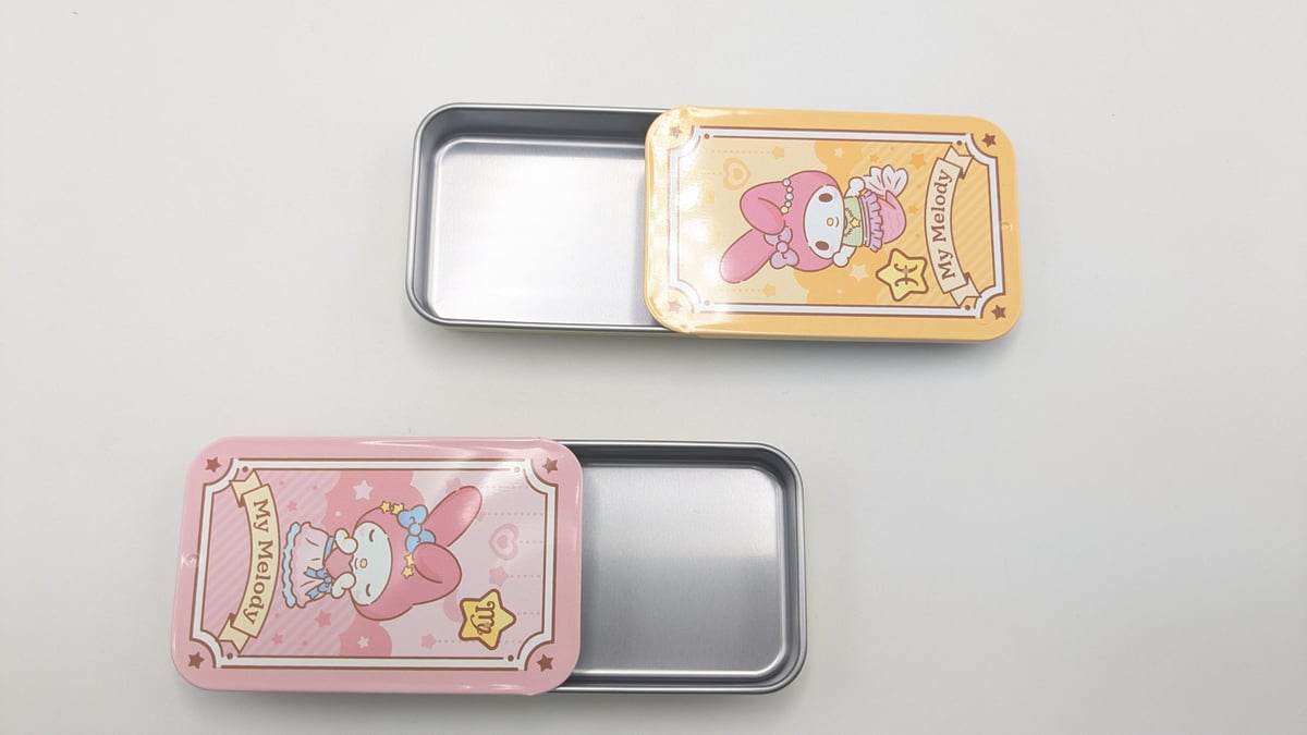 マイメロディ　マイメロ　缶　ケース　まとめ売り　サンリオ　SANRIO サンリオ マイメロディ マイメロ 缶ケース スライド缶 2種セット
