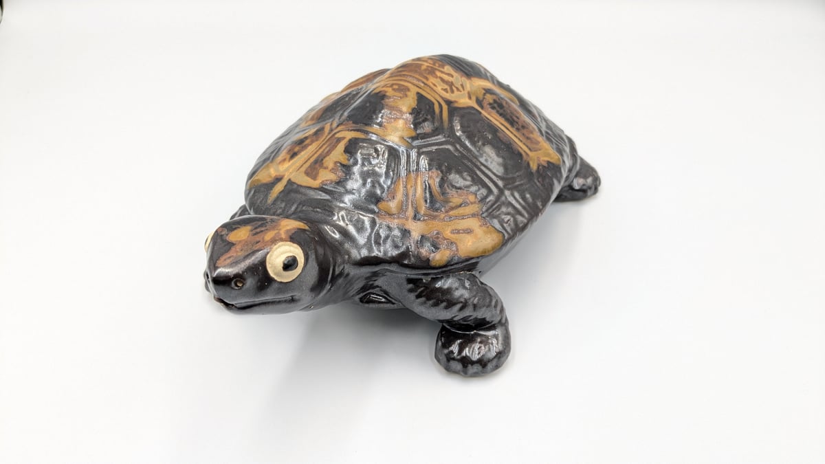 亀 かめ 縁起物 陶器 焼き物 置物 信楽焼 | よしつねの秘密基地
