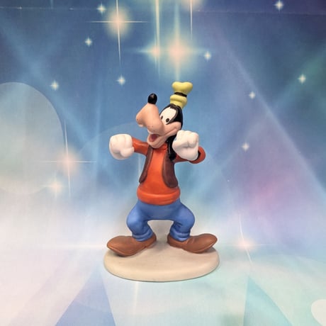 ディズニー グーフィー フィギュア 置物 レトロ Disney サンキョー