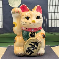 加藤工芸 置物 フィギュリン 陶器製人形 オルゴール ウインナーワルツ