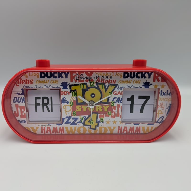 トイ・ストーリー 置き時計 テーブルクロック 日めくり 曜日めくり