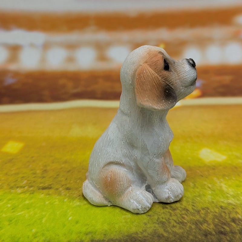 レジン置物 アニマル フィギュア 犬 イヌ いぬ | よしつねの秘密基地