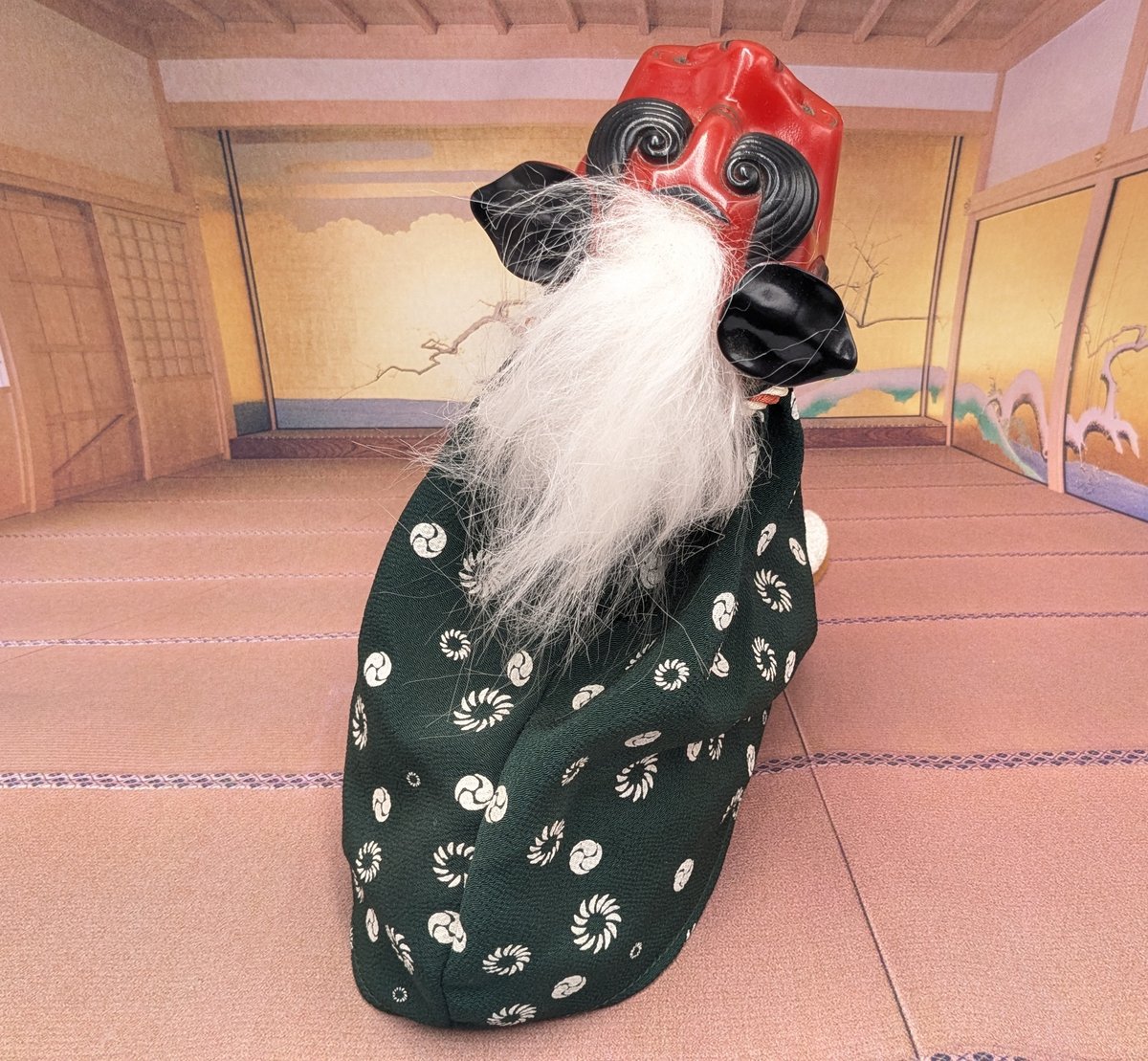 縁起物 獅子舞 貯金箱 ダンシング獅子舞 置物 レトロ | よしつねの秘密基地