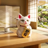 縁起物 昭和レトロ 招き猫 貯金箱 まねきねこ 置物 アンティーク ドル