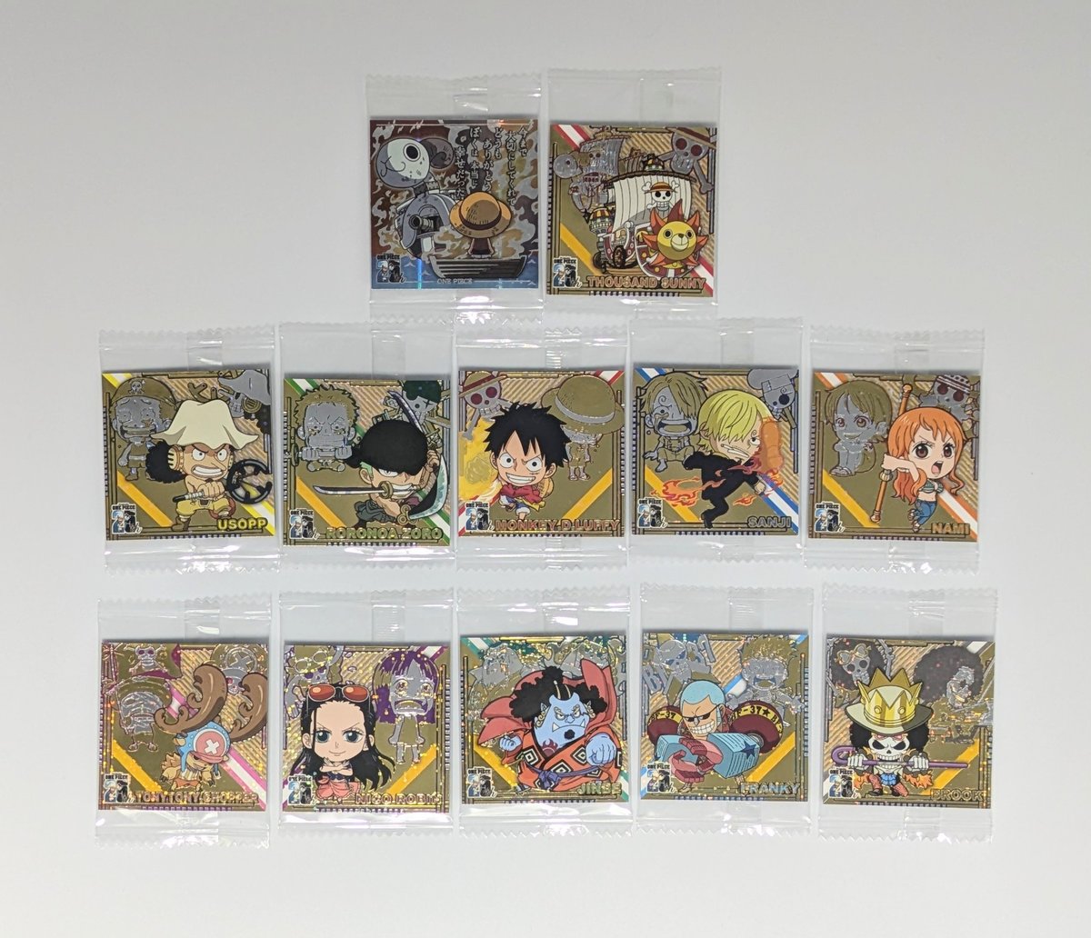 ワンピース にふぉるめーしょん 大海賊シールウエハース 25周年