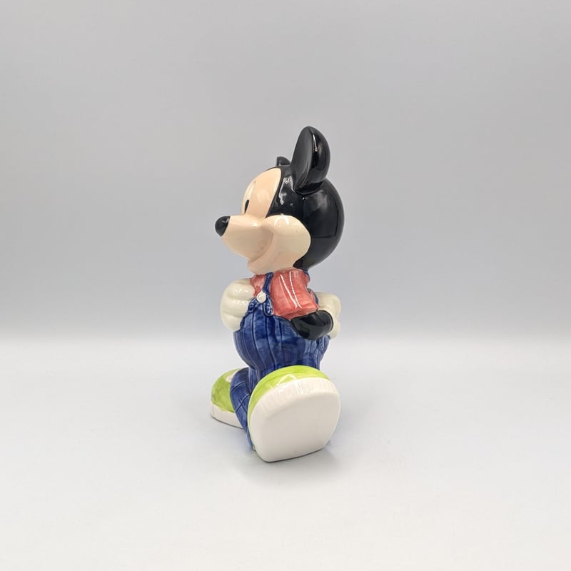 ディズニー ミッキーマウス 陶磁器製 貯金箱 NICHITEN ヴィンテージ