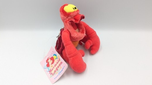 ディズニー リトルマーメイド セバスチャン ぬいぐるみバッジ