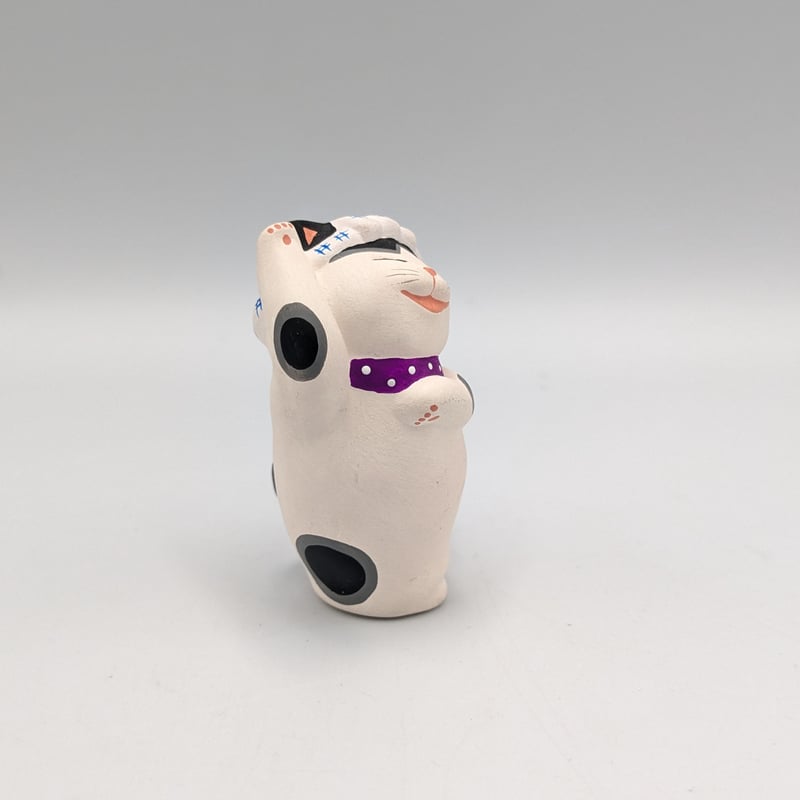 縁起物 もりわじん うきじぃ 招き猫 陶器 置物 ミニサイズ 縁起 幸運
