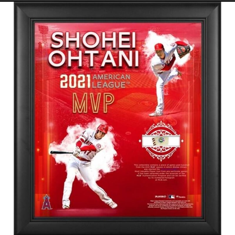 MLB 大谷翔平 エンゼルス Fanatics Authentic 2021 AL MVP受賞 MLB 大谷翔平 エンゼルス Fanatics Authentic 2021 AL MVP受賞