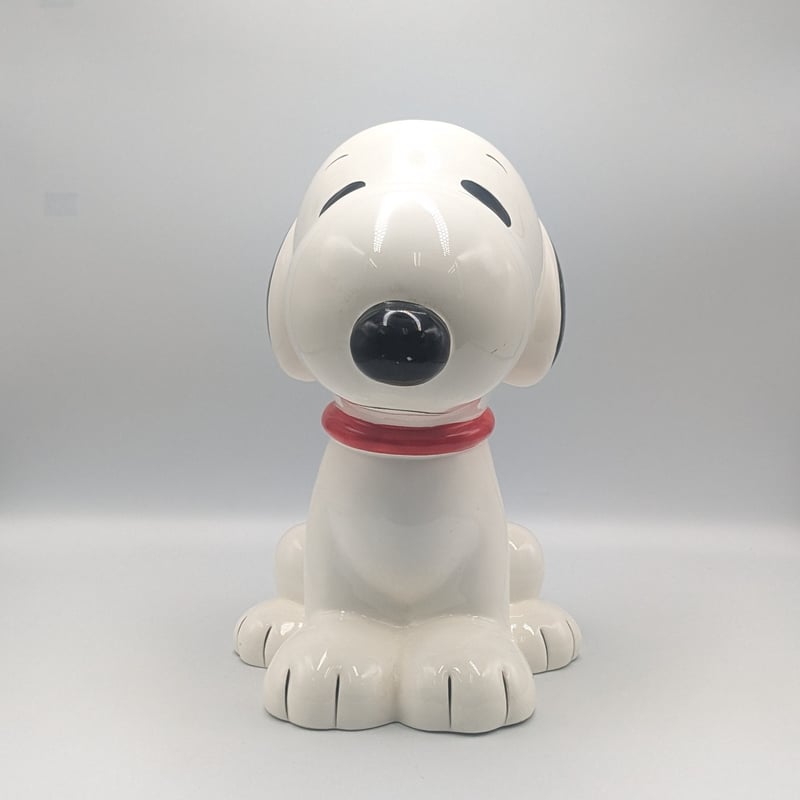 PEANUTS スヌーピー 貯金箱 陶器製 フィギュア 置物 レトロ | よしつね