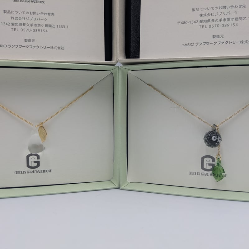 となりのトトロ　ネックレス ジブリパーク限定 となりのトトロ ネックレス 2種セット 小トトロ