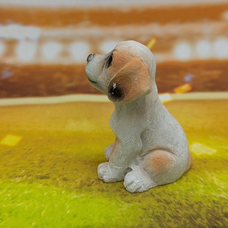 レジン置物 アニマル フィギュア 犬 イヌ いぬ | よしつねの秘密基地