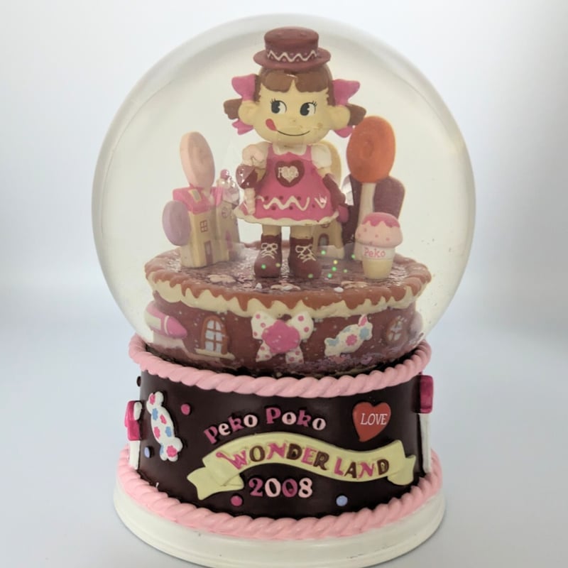ペコちゃん オリジナルウォーターボール 不二家 非売品 スノードーム
