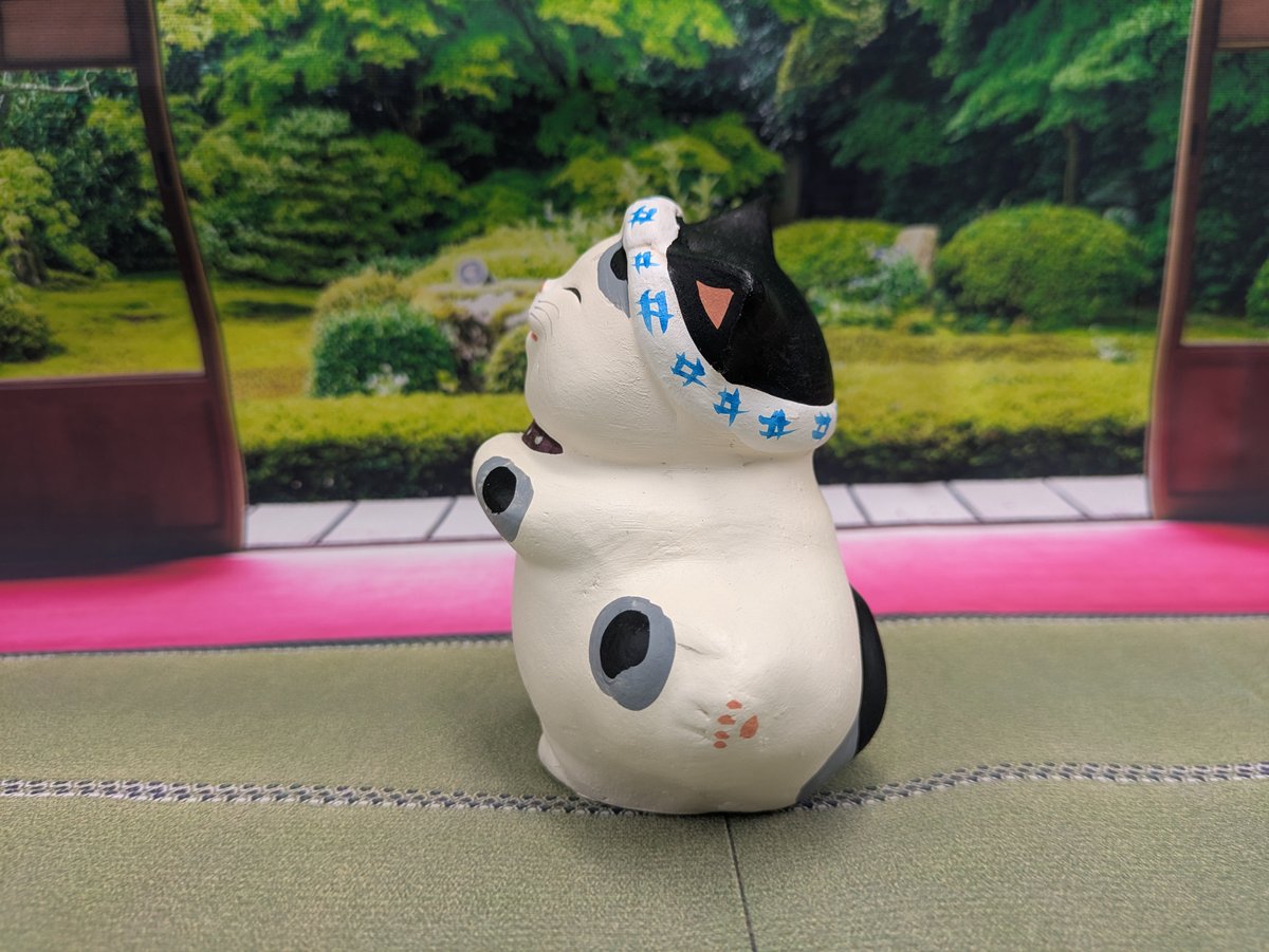 招き猫 置物 縁起物 もりわじん 縁起物 招き猫 もりわじん 置物 うきじぃ うきじい | よしつねの秘密基地