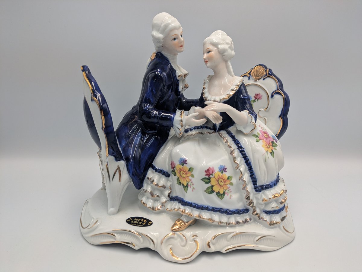 人形　waco　オルゴール　陶器　置物　インテリア　工芸品　美術品　A1397 人形 waco オルゴール 陶器 置物 インテリア 工芸品 美術品 A1397