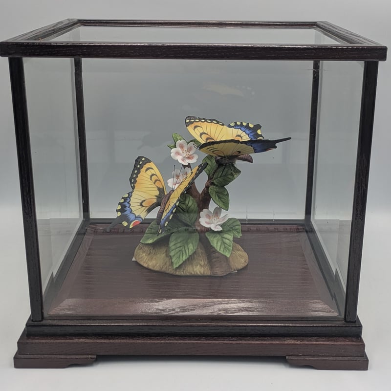 Ceramic Art Collection DAITO製 陶器製 蝶の置物 オブジェ アゲハ
