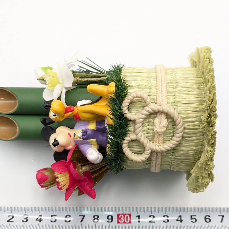 ディズニー♥ミッキーマウス♥ミニマウス♥正月飾り門松♦吉徳作♦特別商品◆株式会社■吉徳♥（ディズニー許諾商品♥希少＊ ディズニー ディズニーランド 門松 謹賀新年 フィギュア ミッキー