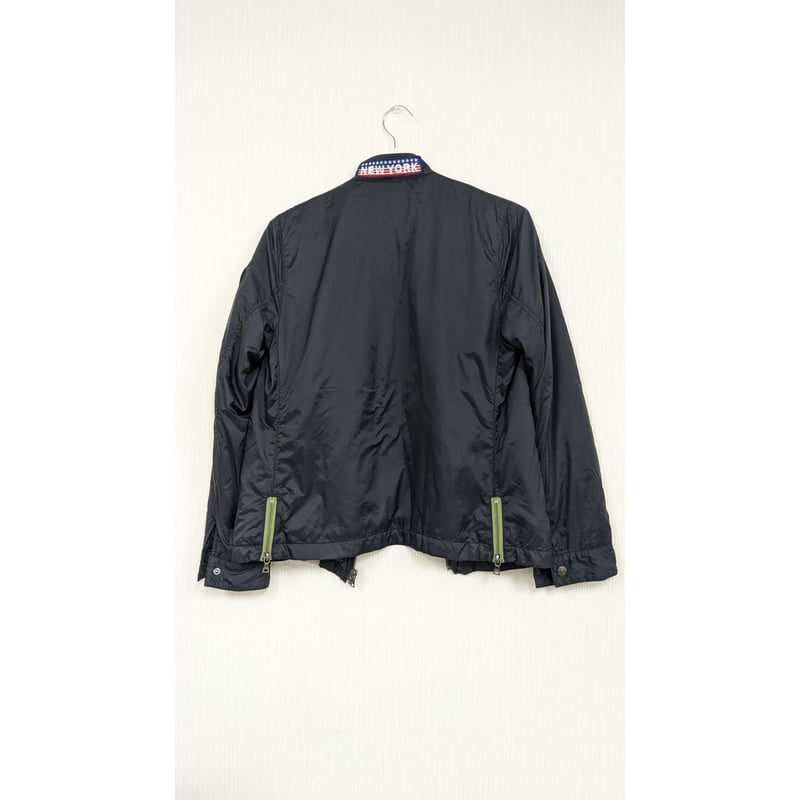 ヒステリックグラマー 刺繍ワッペン ナイロンジャンパー HYSTERIC GLAMOUR ヒステリックグラマー ジップアップ ナイロン